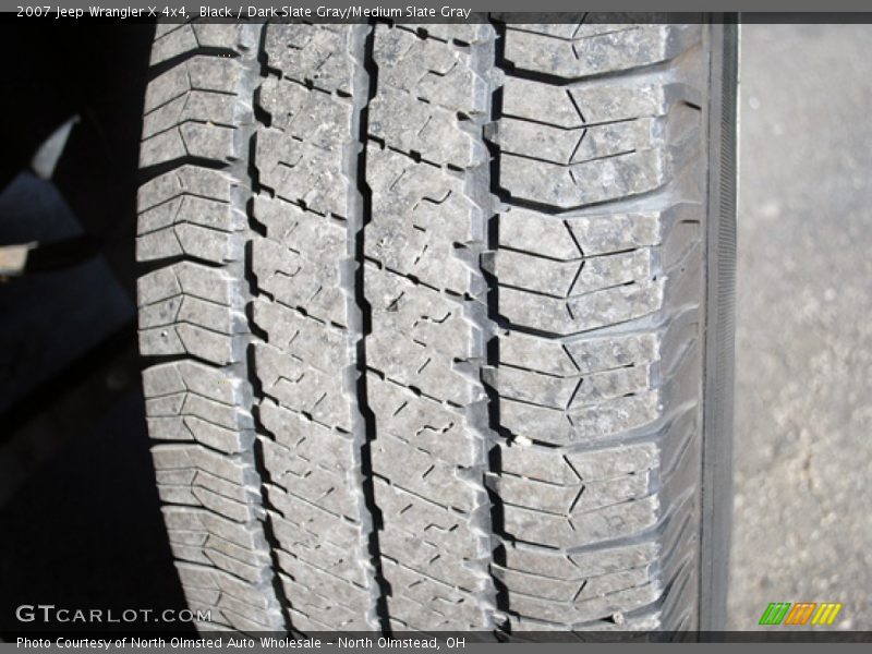 Black / Dark Slate Gray/Medium Slate Gray 2007 Jeep Wrangler X 4x4
