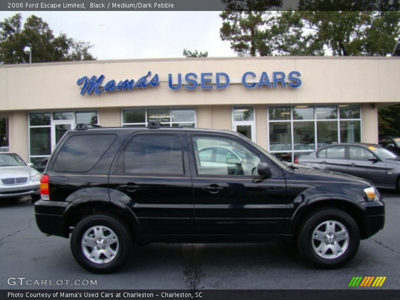 Black / Medium/Dark Pebble 2006 Ford Escape Limited