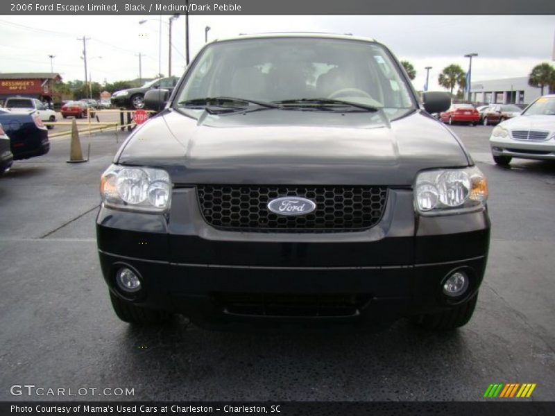 Black / Medium/Dark Pebble 2006 Ford Escape Limited