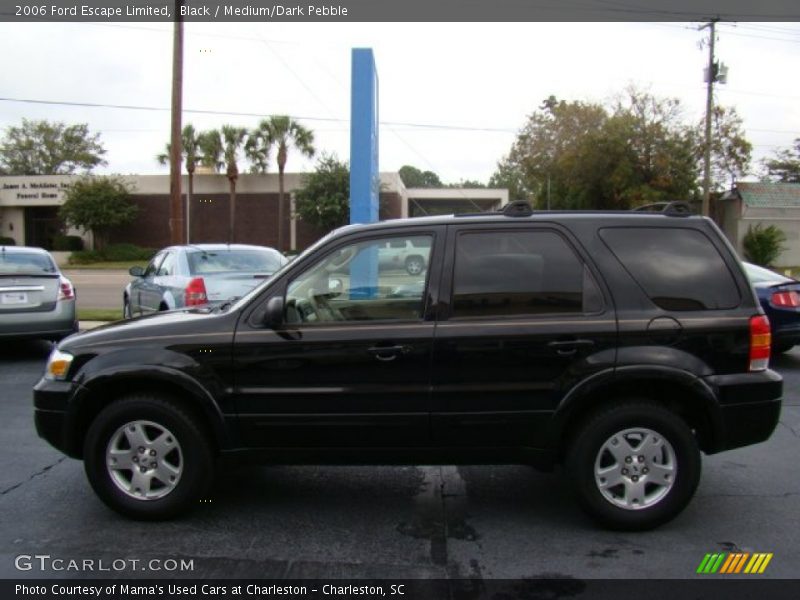 Black / Medium/Dark Pebble 2006 Ford Escape Limited