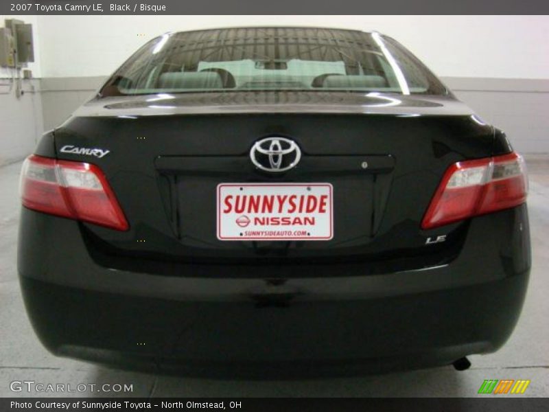 Black / Bisque 2007 Toyota Camry LE