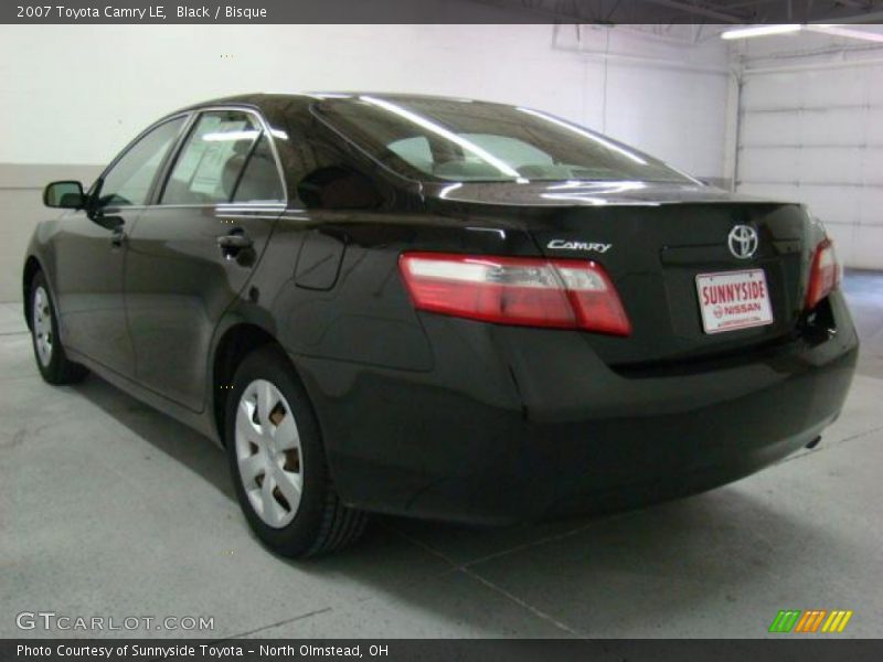 Black / Bisque 2007 Toyota Camry LE
