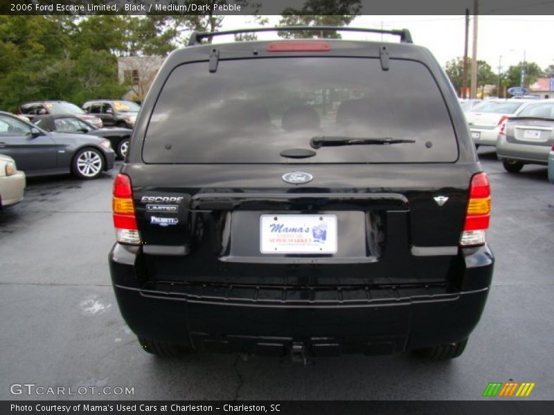 Black / Medium/Dark Pebble 2006 Ford Escape Limited
