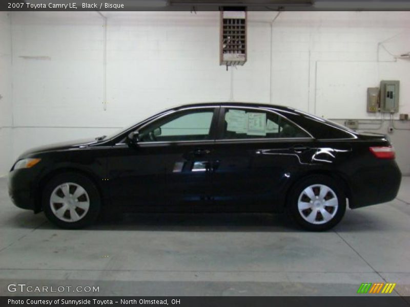 Black / Bisque 2007 Toyota Camry LE