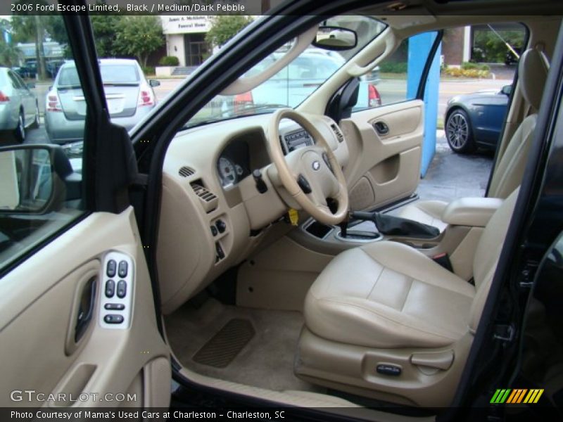 Black / Medium/Dark Pebble 2006 Ford Escape Limited