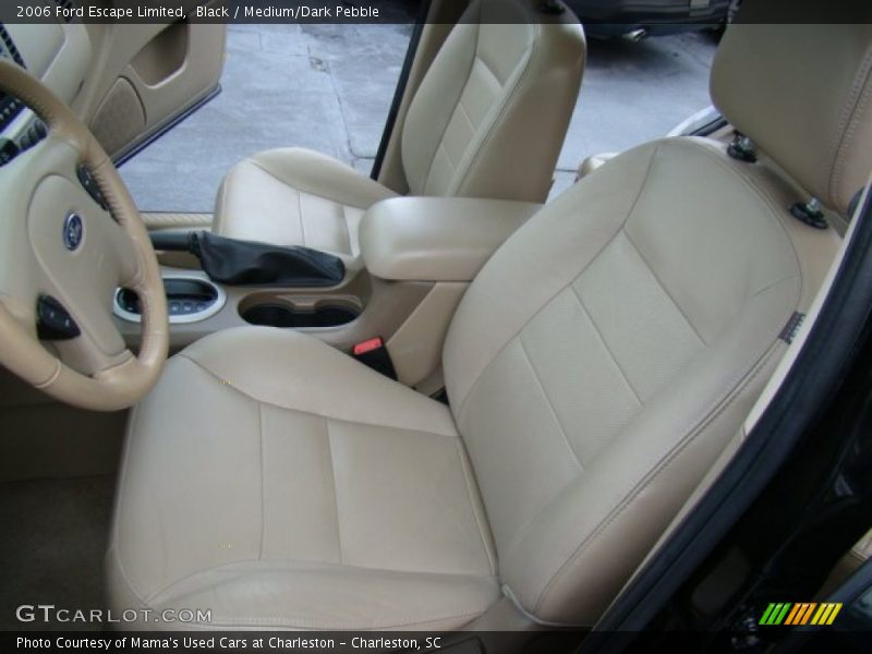 Black / Medium/Dark Pebble 2006 Ford Escape Limited