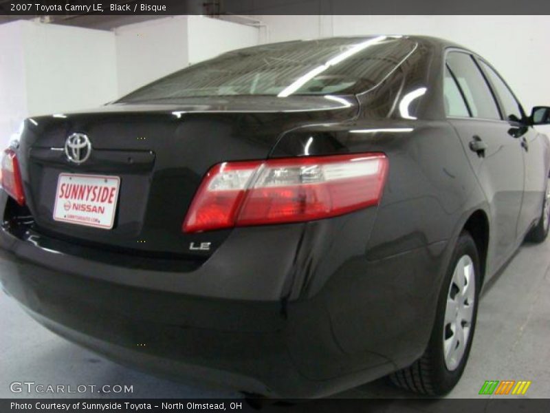 Black / Bisque 2007 Toyota Camry LE
