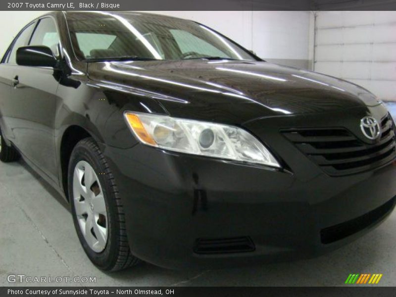 Black / Bisque 2007 Toyota Camry LE