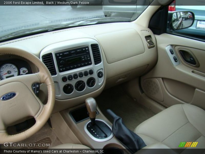 Black / Medium/Dark Pebble 2006 Ford Escape Limited