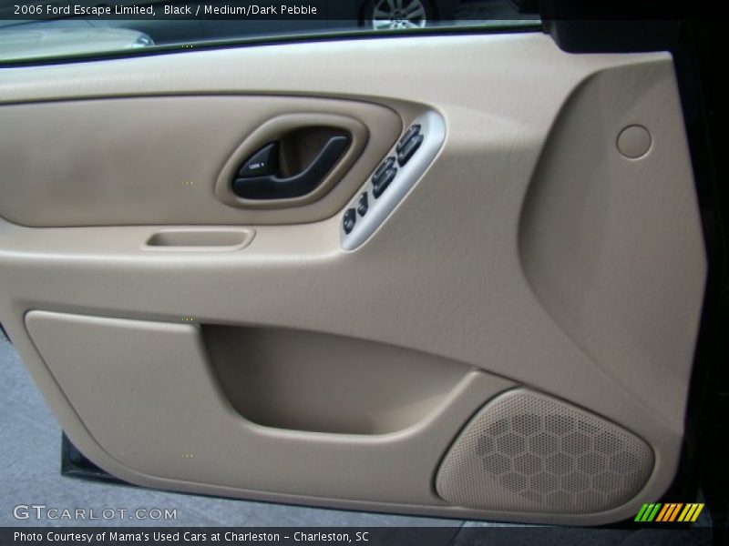Black / Medium/Dark Pebble 2006 Ford Escape Limited