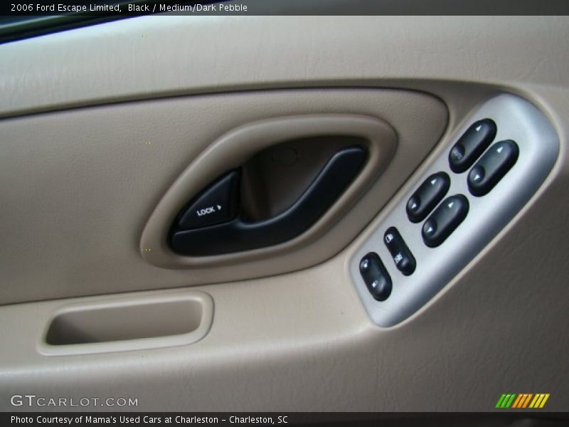 Black / Medium/Dark Pebble 2006 Ford Escape Limited