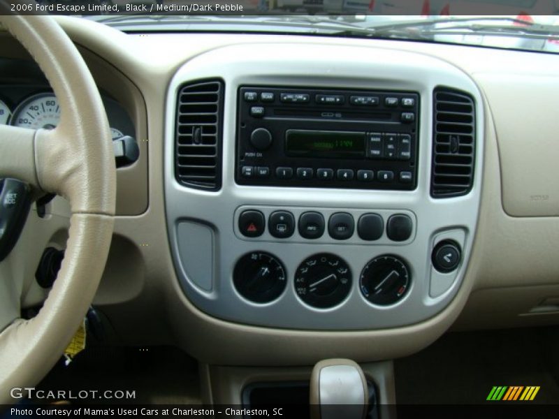 Black / Medium/Dark Pebble 2006 Ford Escape Limited