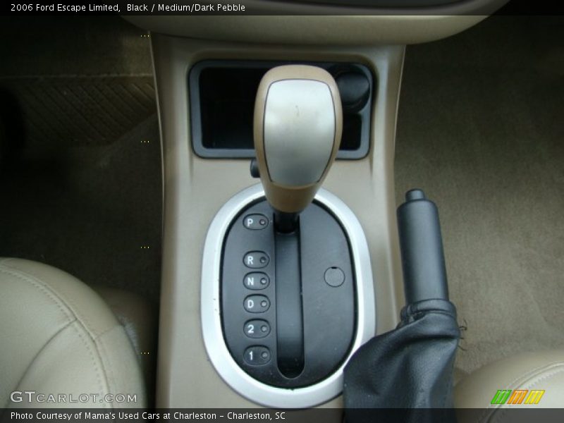 Black / Medium/Dark Pebble 2006 Ford Escape Limited