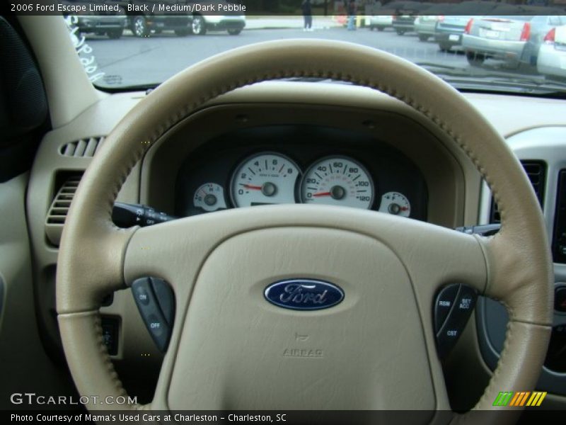 Black / Medium/Dark Pebble 2006 Ford Escape Limited