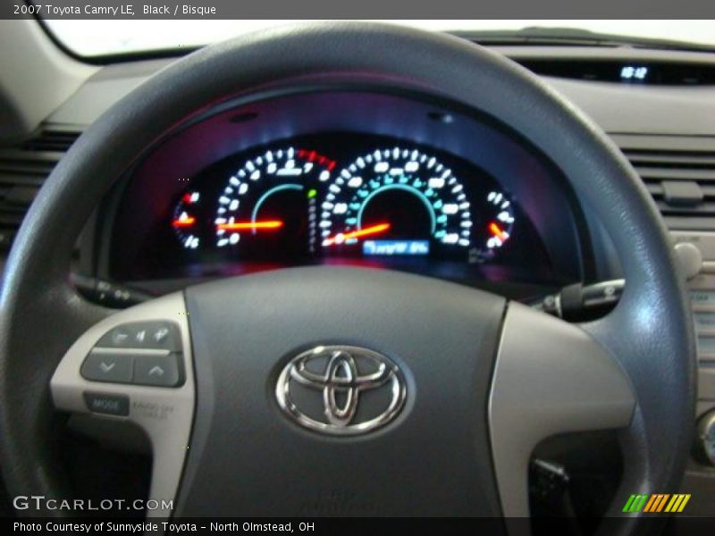 Black / Bisque 2007 Toyota Camry LE
