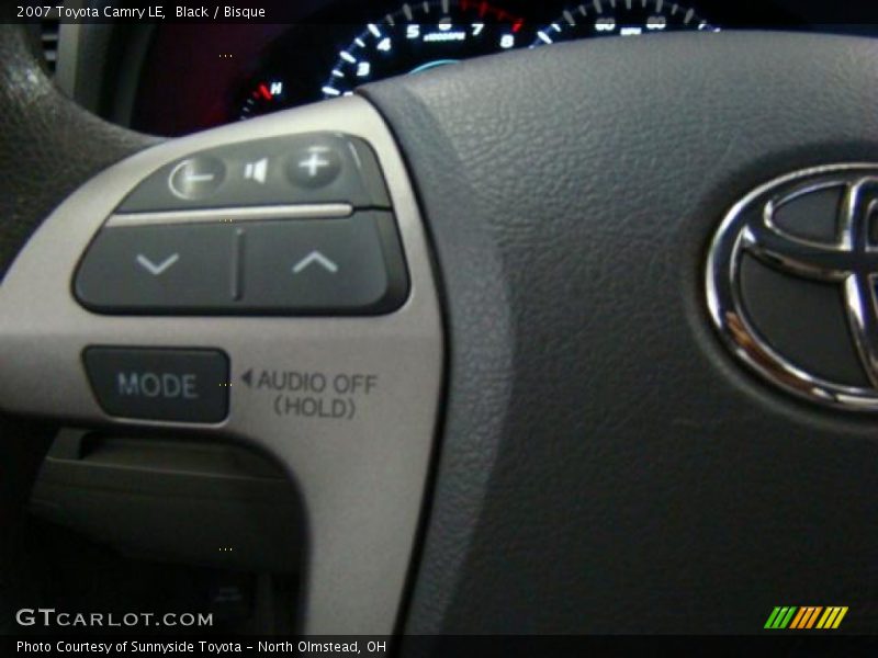 Black / Bisque 2007 Toyota Camry LE
