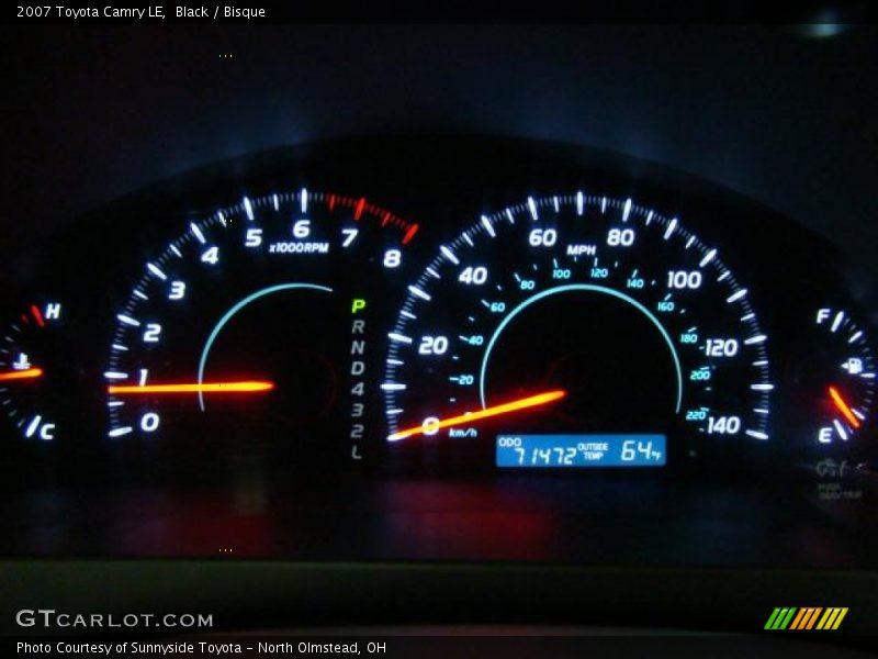 Black / Bisque 2007 Toyota Camry LE