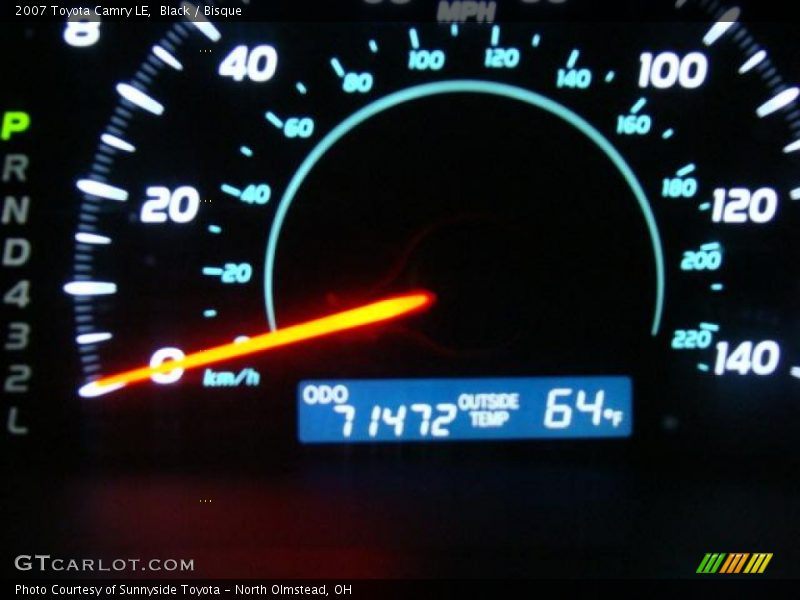 Black / Bisque 2007 Toyota Camry LE