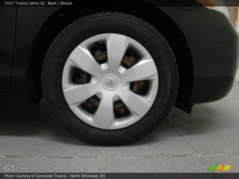 Black / Bisque 2007 Toyota Camry LE
