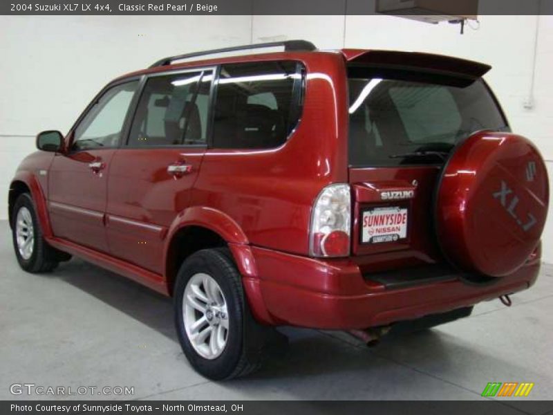 Classic Red Pearl / Beige 2004 Suzuki XL7 LX 4x4