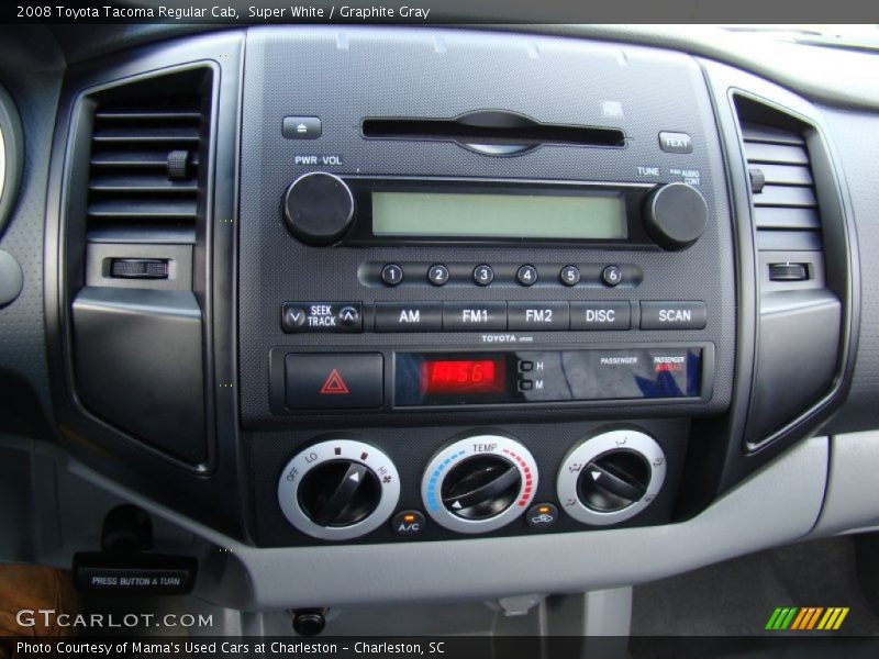 Dashboard of 2008 Tacoma Regular Cab