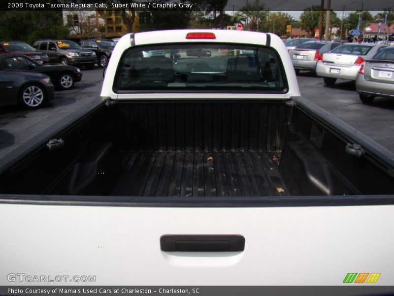 Super White / Graphite Gray 2008 Toyota Tacoma Regular Cab