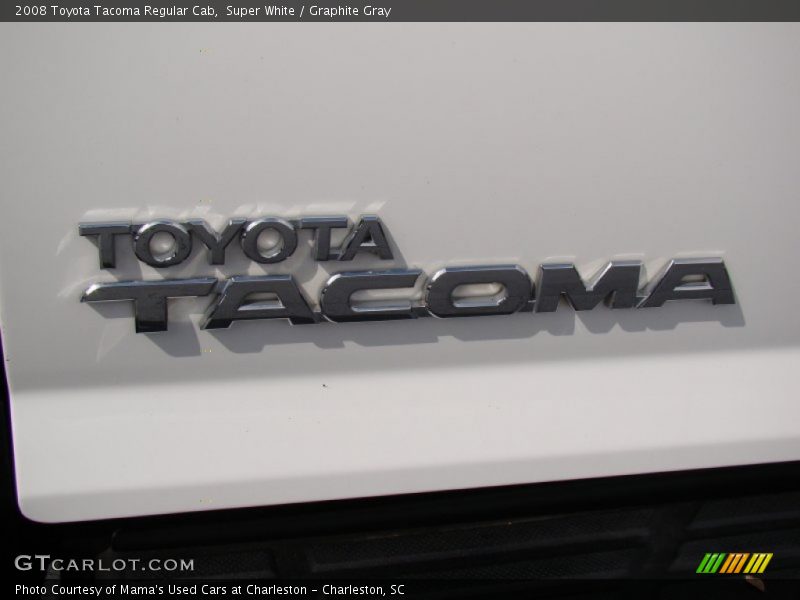 Super White / Graphite Gray 2008 Toyota Tacoma Regular Cab