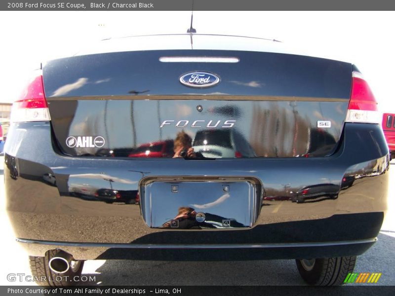 Black / Charcoal Black 2008 Ford Focus SE Coupe