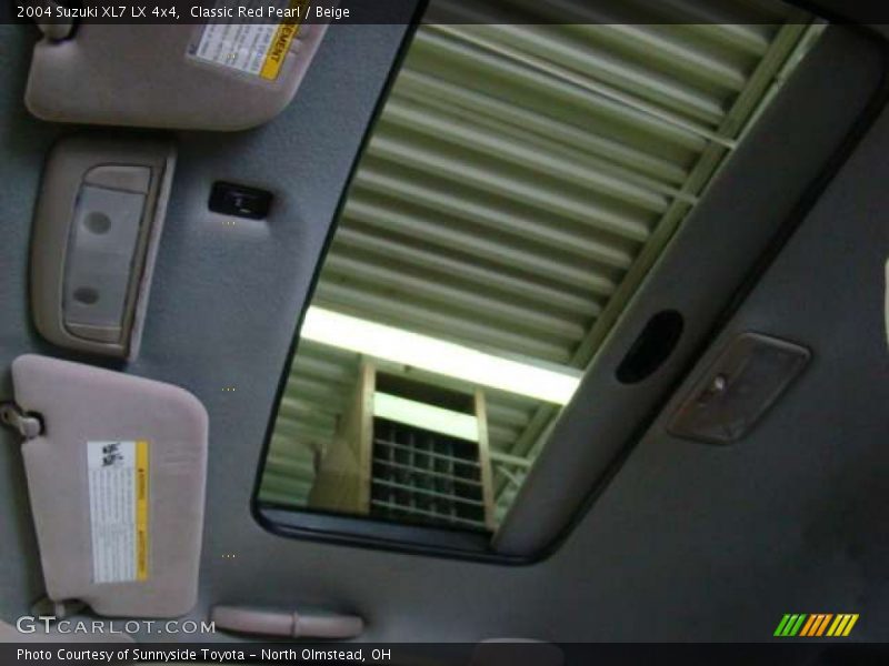 Sunroof of 2004 XL7 LX 4x4