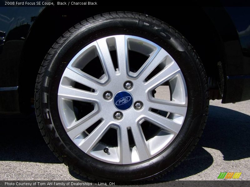 Black / Charcoal Black 2008 Ford Focus SE Coupe