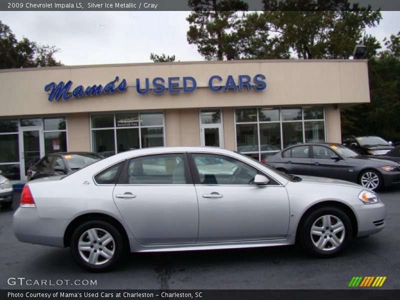 Silver Ice Metallic / Gray 2009 Chevrolet Impala LS