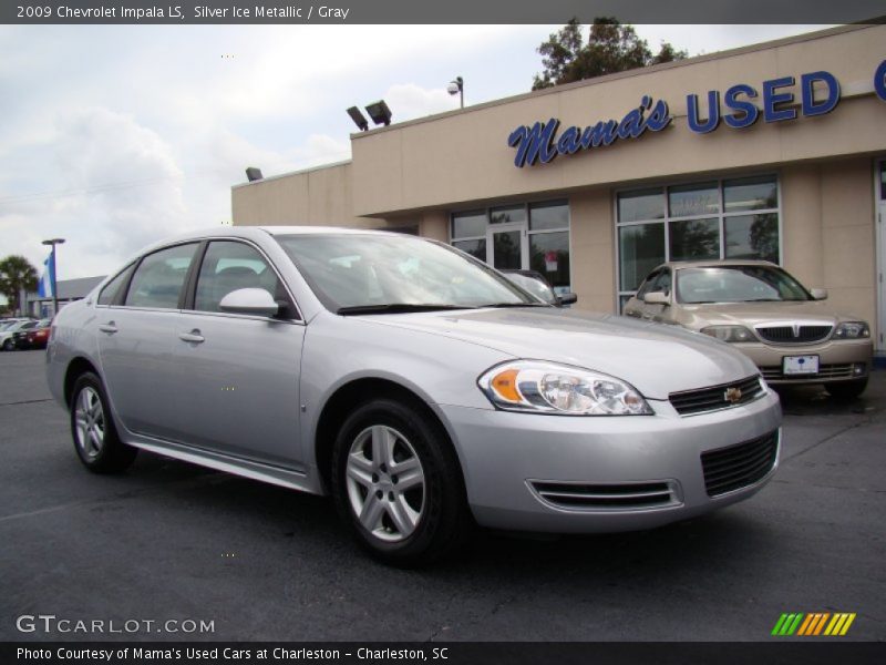 Silver Ice Metallic / Gray 2009 Chevrolet Impala LS