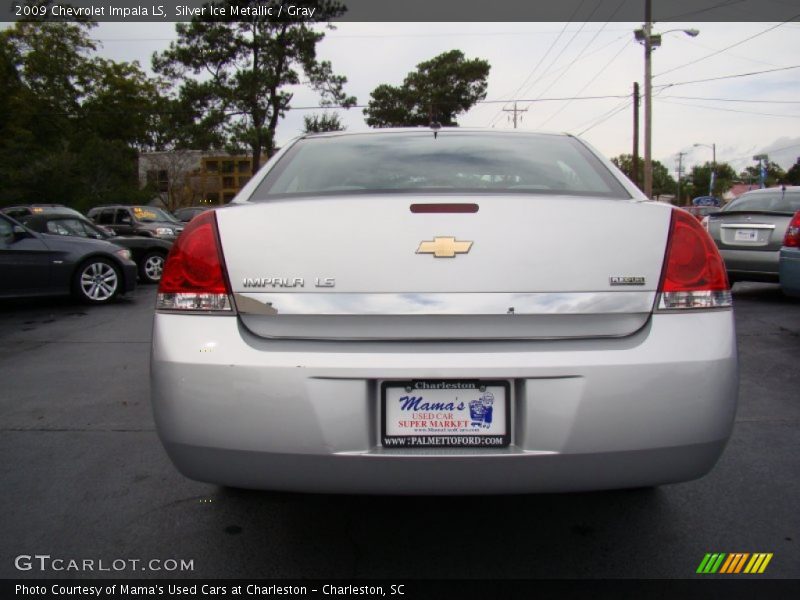 Silver Ice Metallic / Gray 2009 Chevrolet Impala LS