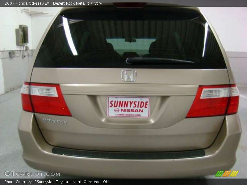 Desert Rock Metallic / Ivory 2007 Honda Odyssey EX