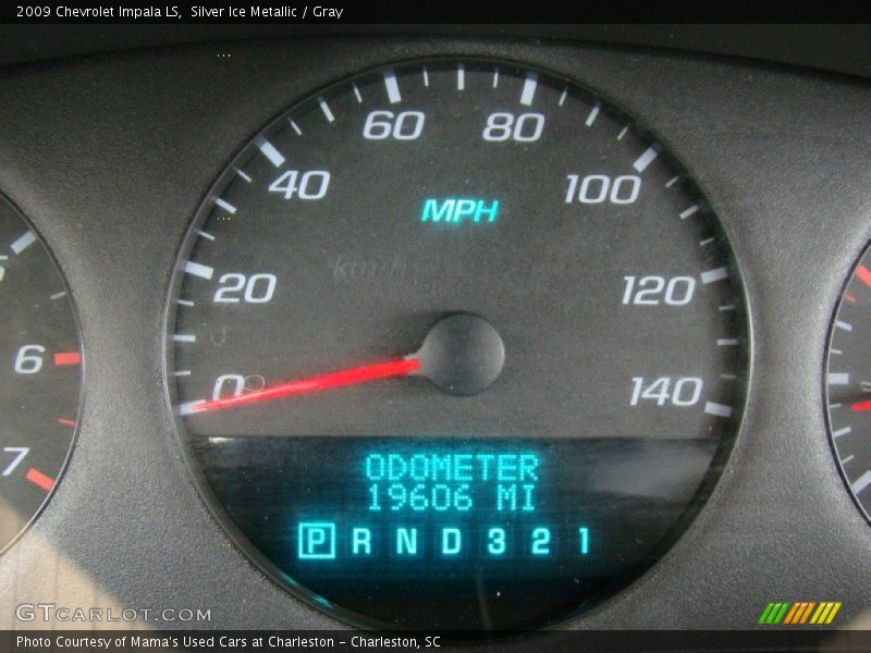 Silver Ice Metallic / Gray 2009 Chevrolet Impala LS