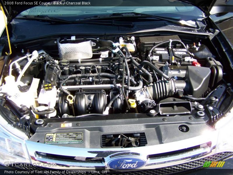 Black / Charcoal Black 2008 Ford Focus SE Coupe