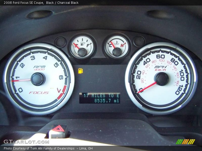 Black / Charcoal Black 2008 Ford Focus SE Coupe