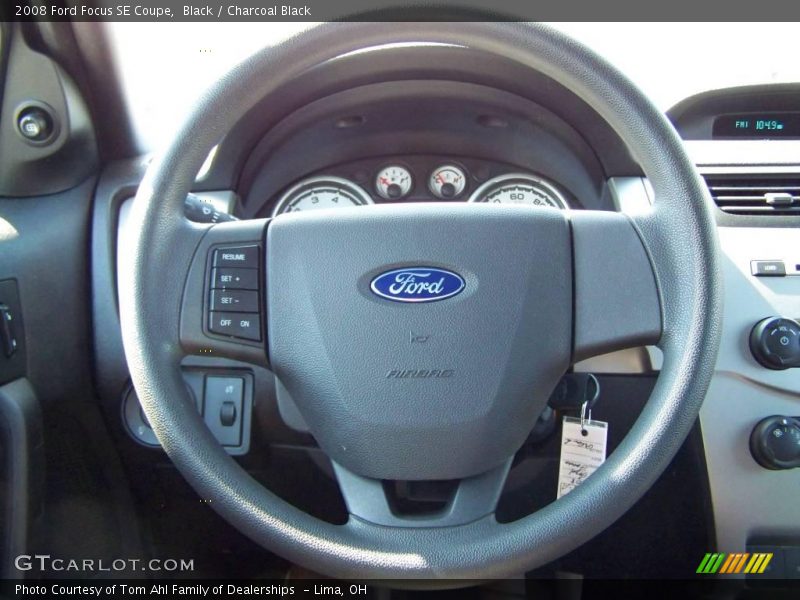 Black / Charcoal Black 2008 Ford Focus SE Coupe