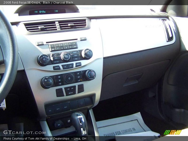 Black / Charcoal Black 2008 Ford Focus SE Coupe