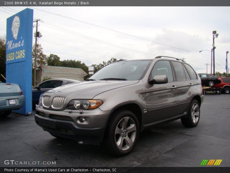 Kalahari Beige Metallic / Black 2006 BMW X5 4.4i