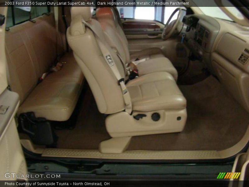 2003 F350 Super Duty Lariat SuperCab 4x4 Medium Parchment Interior