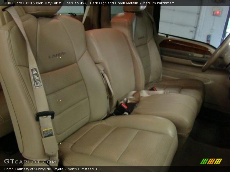  2003 F350 Super Duty Lariat SuperCab 4x4 Medium Parchment Interior