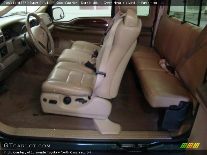  2003 F350 Super Duty Lariat SuperCab 4x4 Medium Parchment Interior
