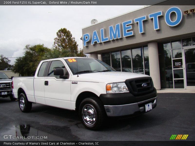Oxford White / Medium/Dark Flint 2006 Ford F150 XL SuperCab