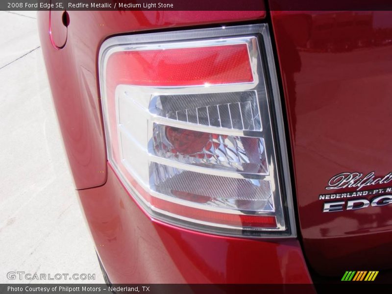 Redfire Metallic / Medium Light Stone 2008 Ford Edge SE