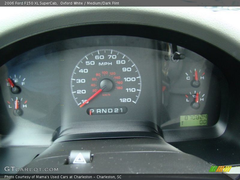 Oxford White / Medium/Dark Flint 2006 Ford F150 XL SuperCab