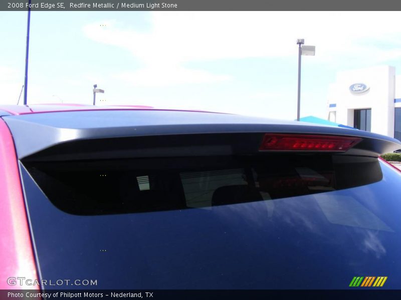 Redfire Metallic / Medium Light Stone 2008 Ford Edge SE