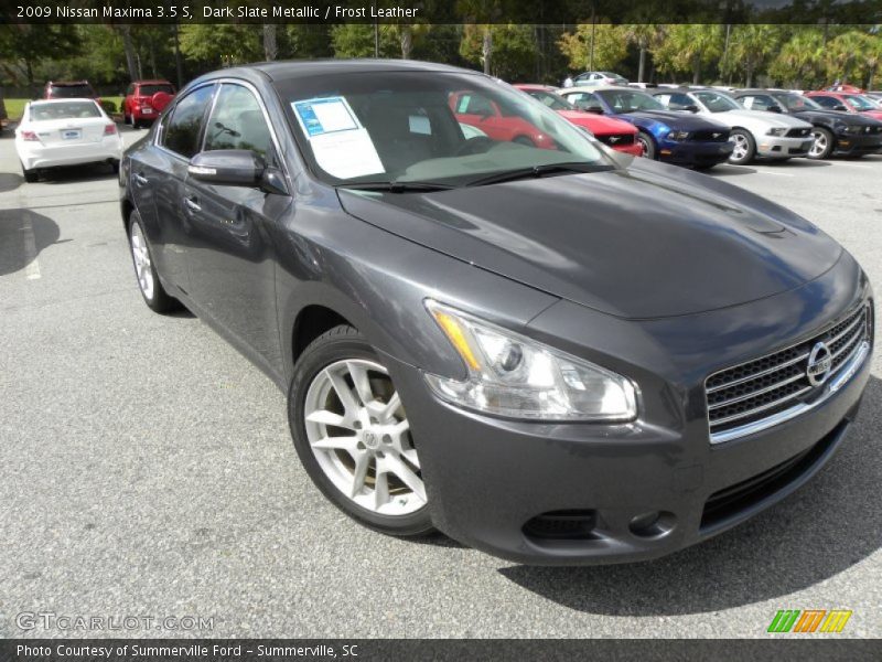 Dark Slate Metallic / Frost Leather 2009 Nissan Maxima 3.5 S