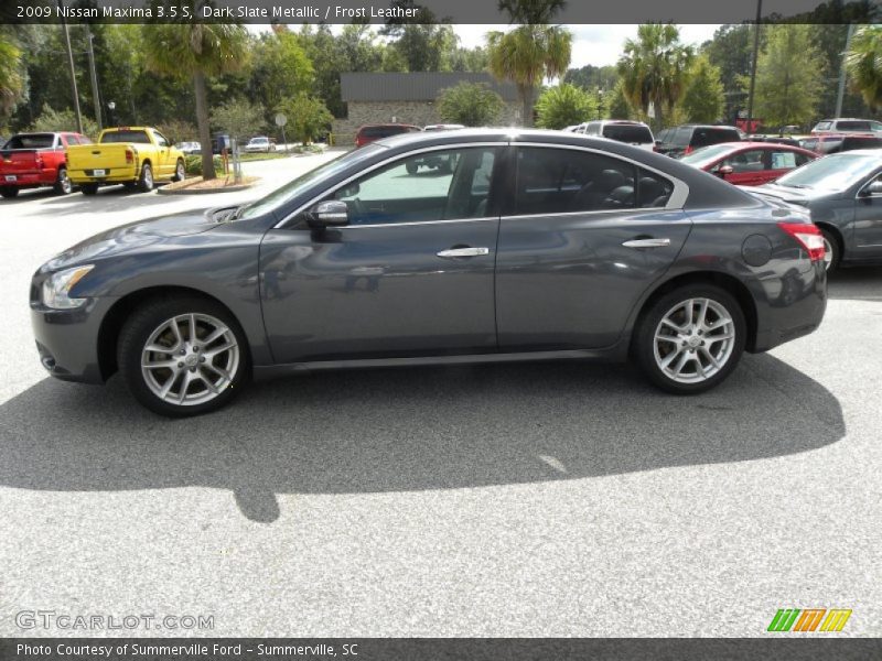 Dark Slate Metallic / Frost Leather 2009 Nissan Maxima 3.5 S