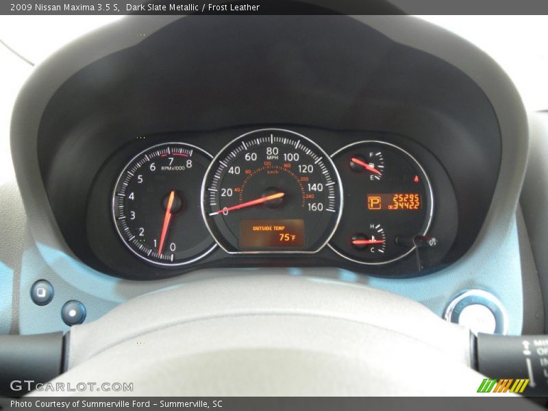 Dark Slate Metallic / Frost Leather 2009 Nissan Maxima 3.5 S